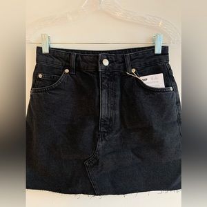 topshop jeans mini skirt size 4